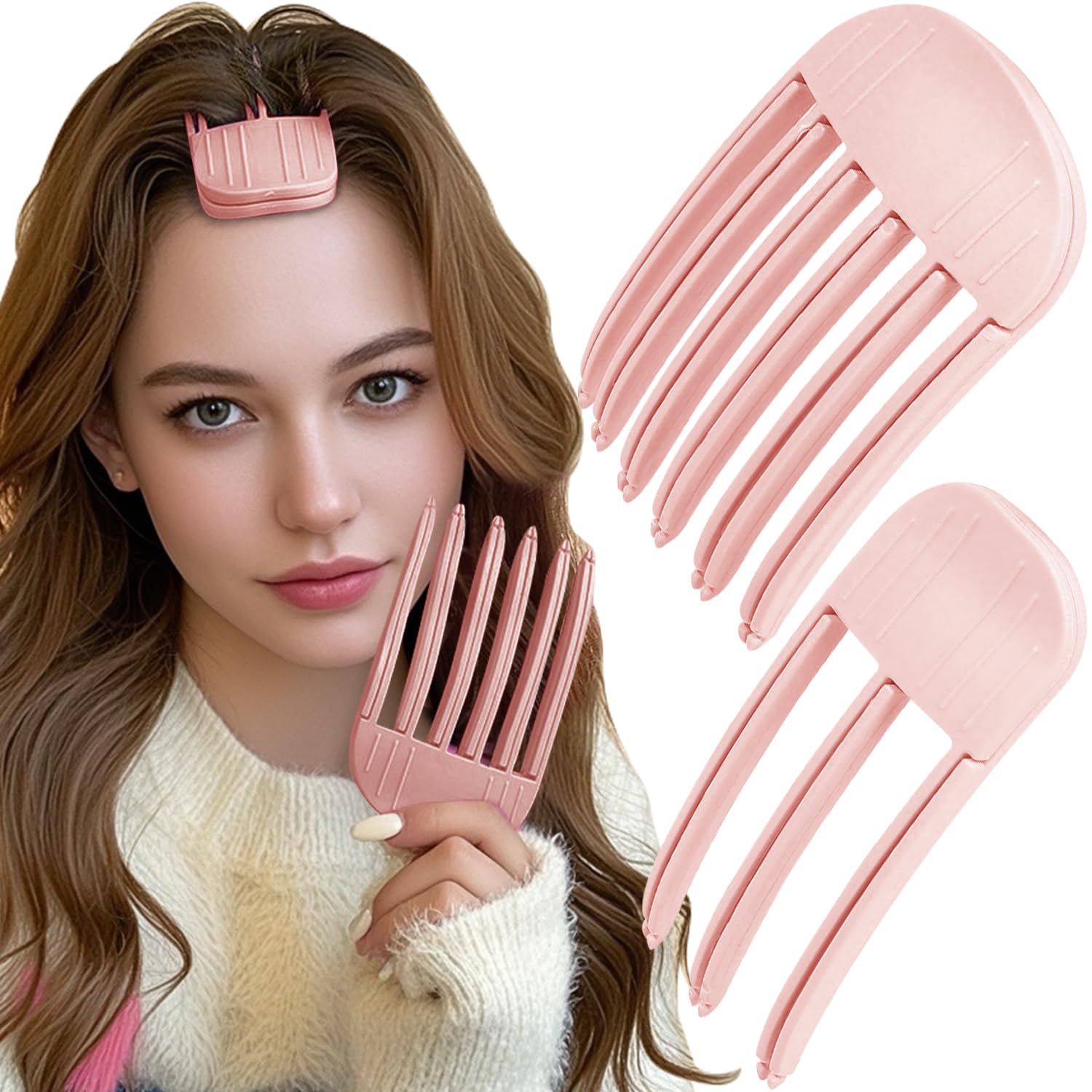Wind sculpting comb fluffy clip